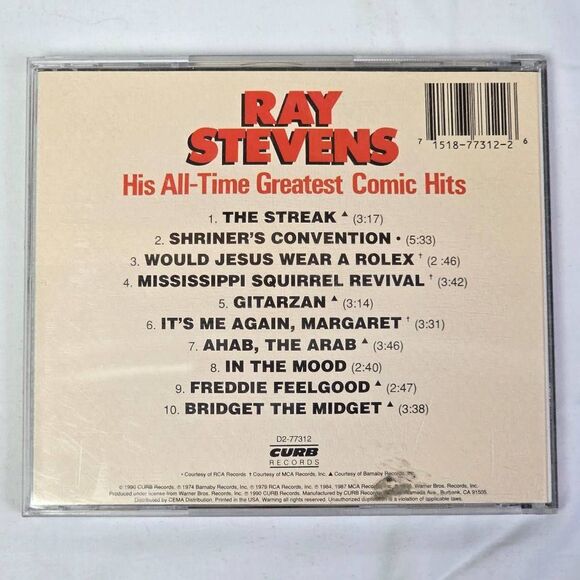Ray Stevens Greatest Comic Hits CD Pre-owned - Picture 3 of 3